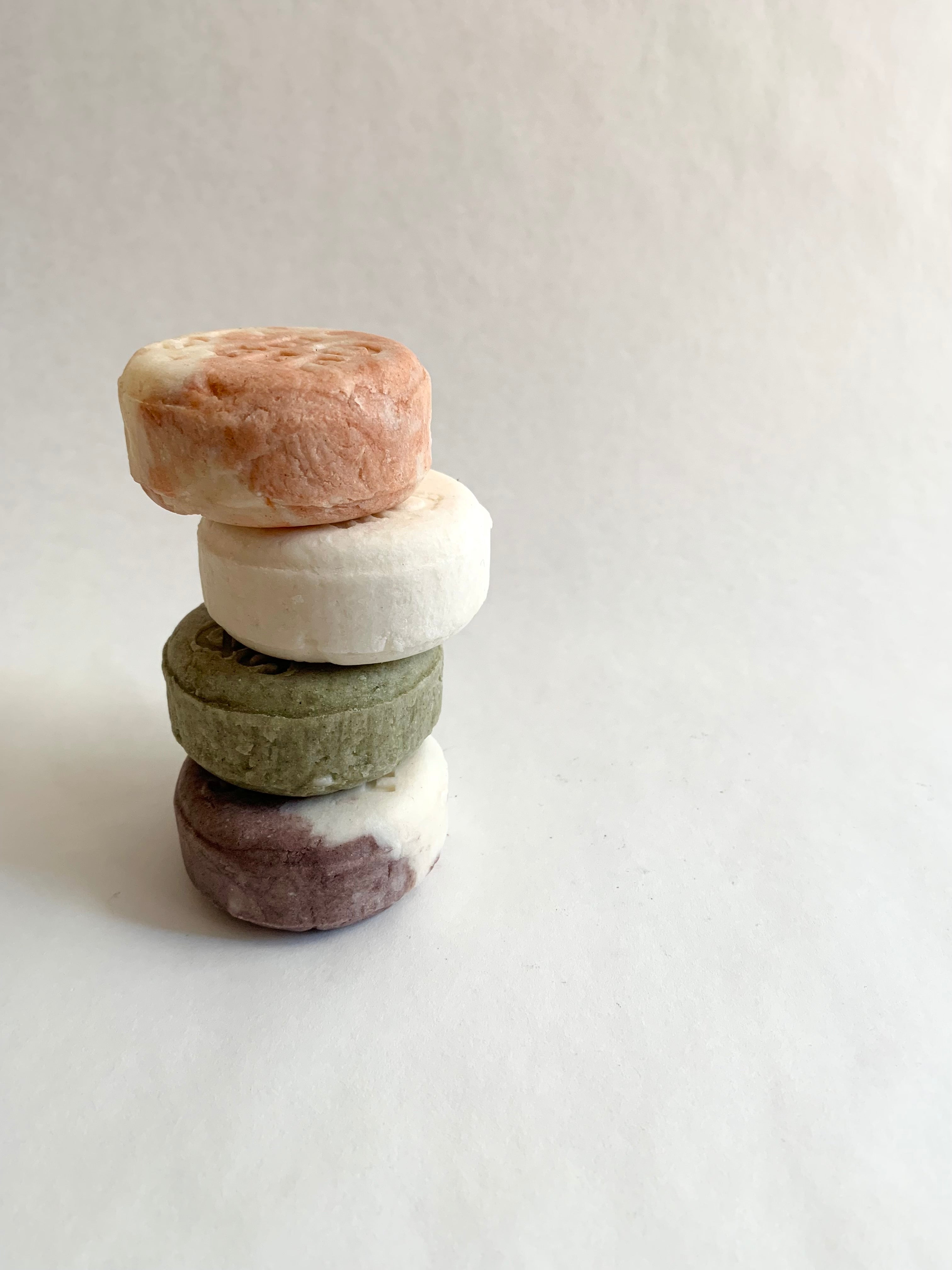 Lemon / pink clay shampoo bar